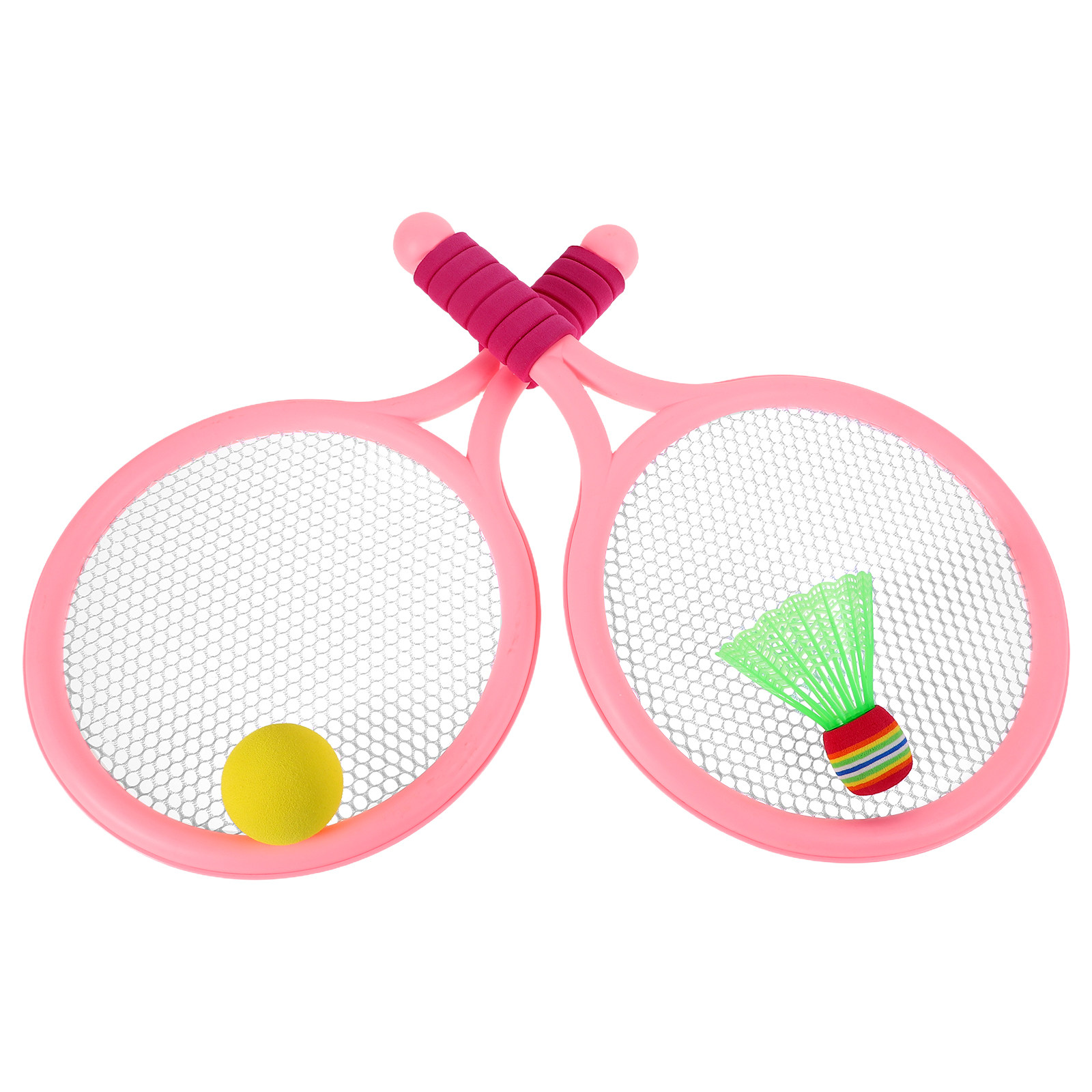 Badminton Fun Game - 1Set Set Raket Bulu Tangkis Anak-Anak