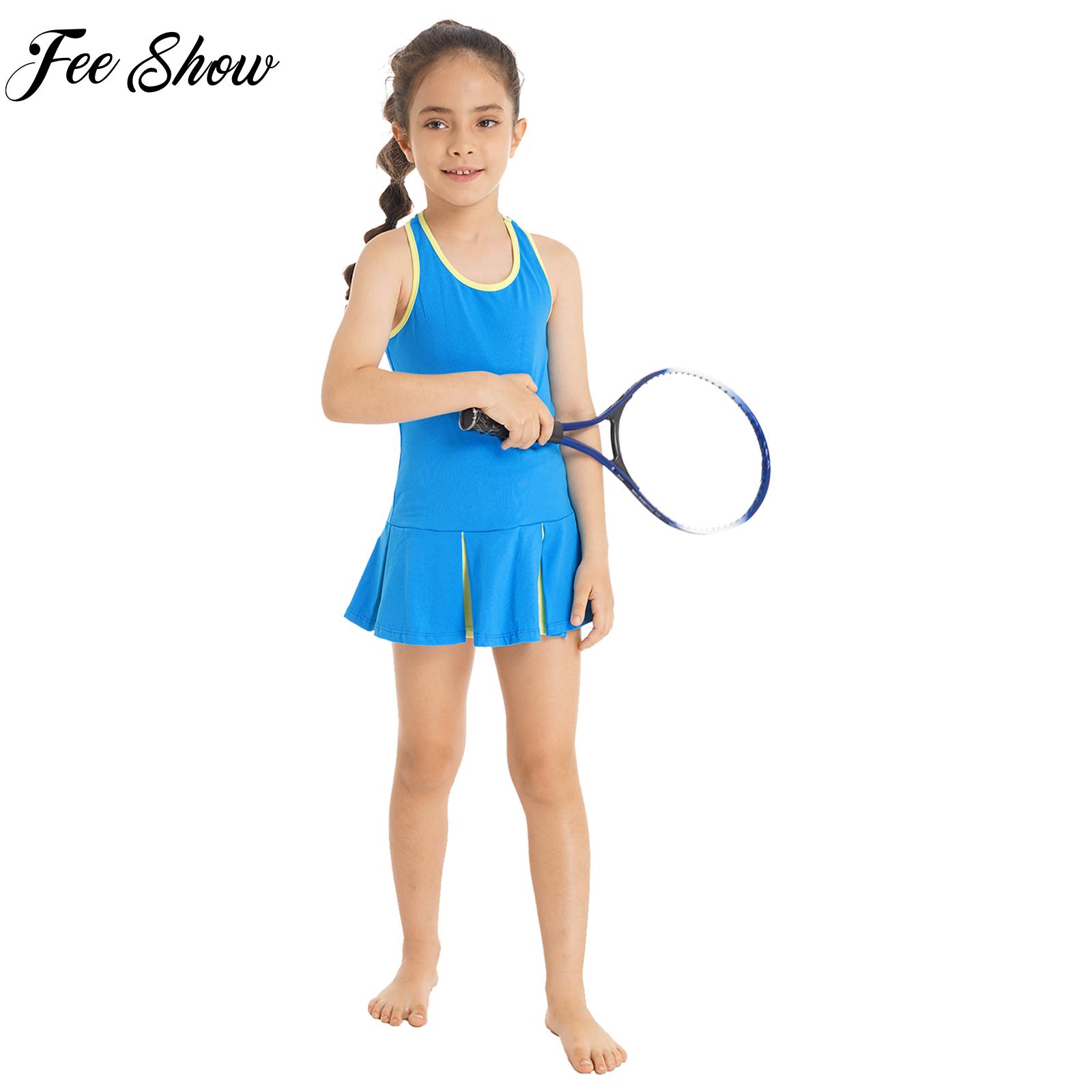 Badminton Vs Tennis - Set pakaian olahraga Badminton anak perempuan,