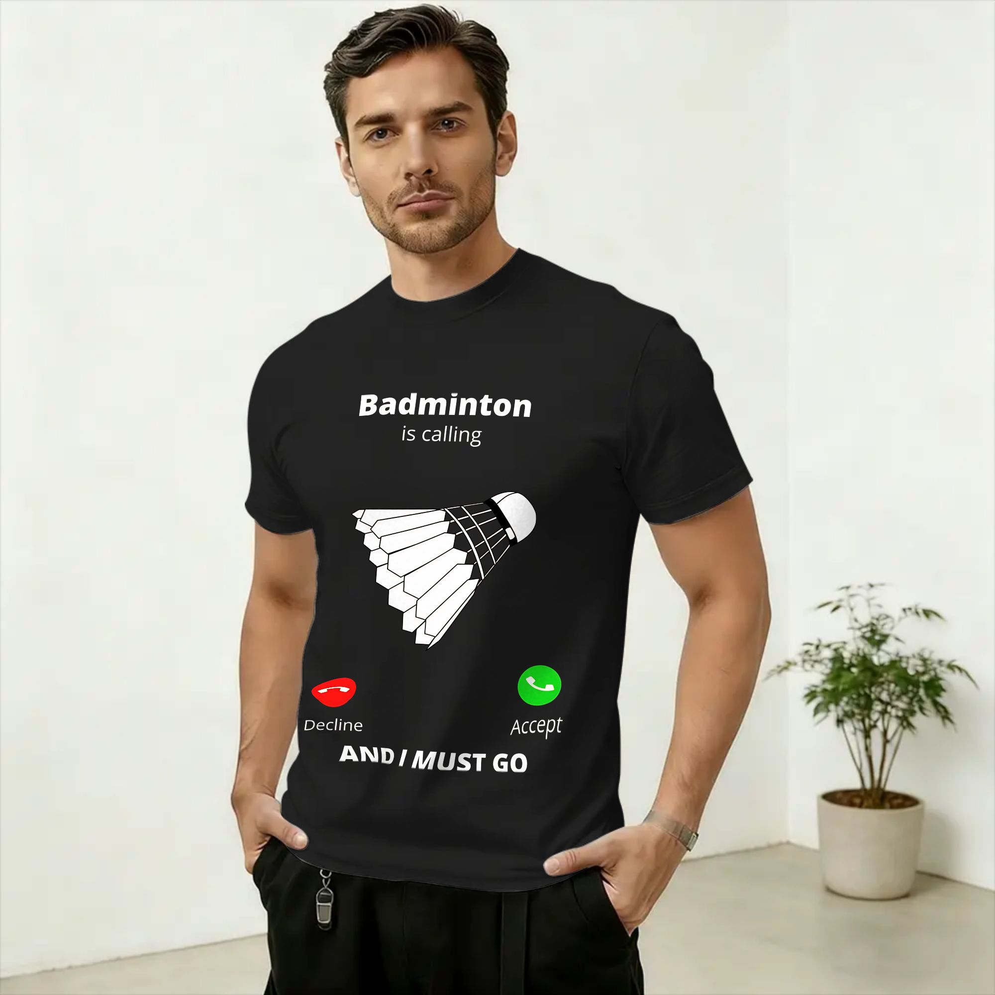 Badminton Is Calling - Kaus Kasual Badminton Is Calling untuk