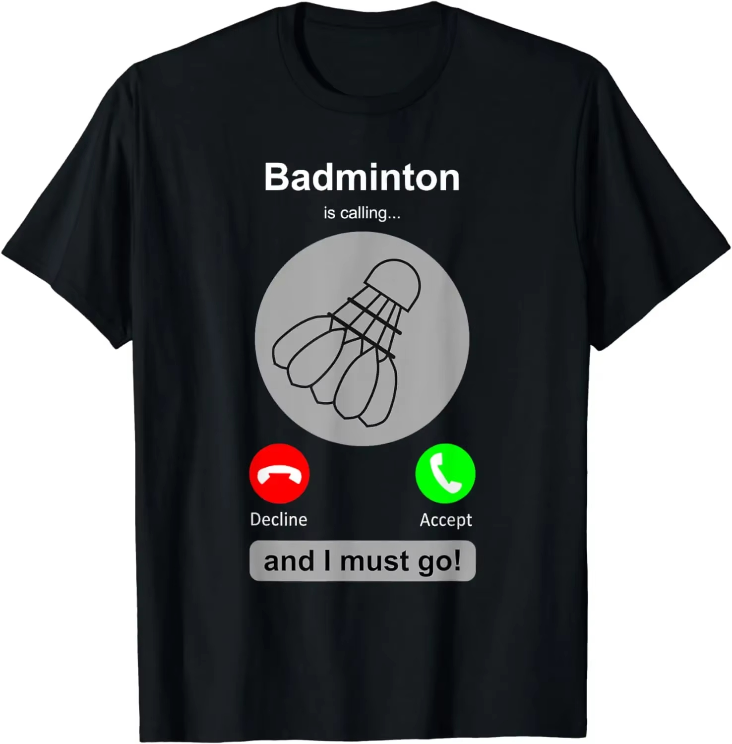 Kaus Bulu Tangkis Lucu Kaus Ha - Badminton Is Calling ulasan dan harga