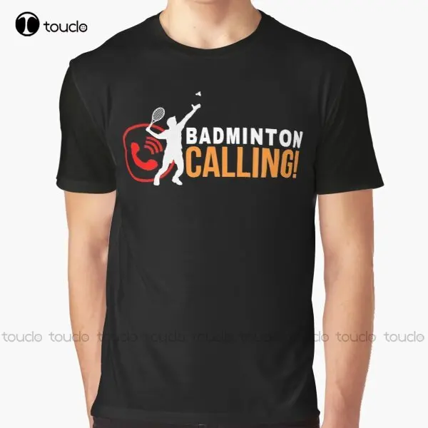Kaus Grafis Panggilan Bulu Tan - Badminton Is Calling ulasan dan harga
