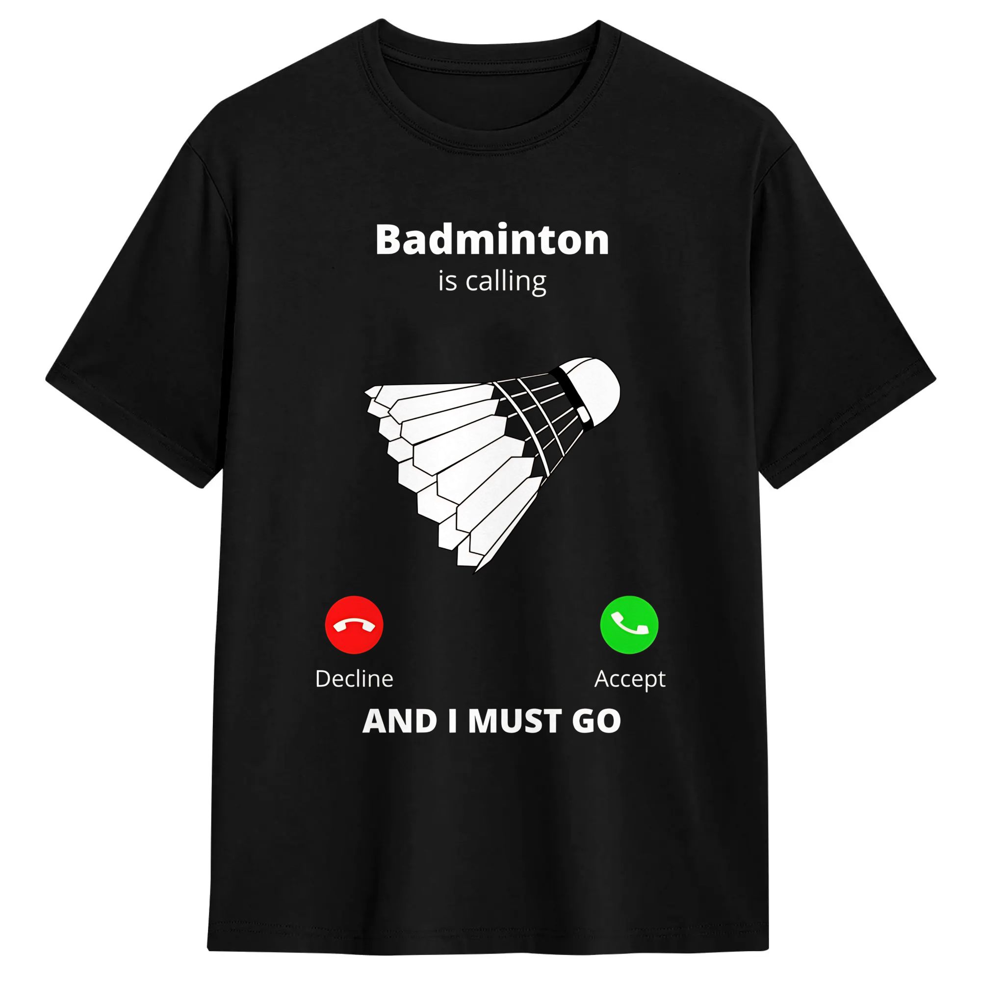 Kaus Kasual Badminton Is Calli - Badminton Is Calling ulasan dan harga
