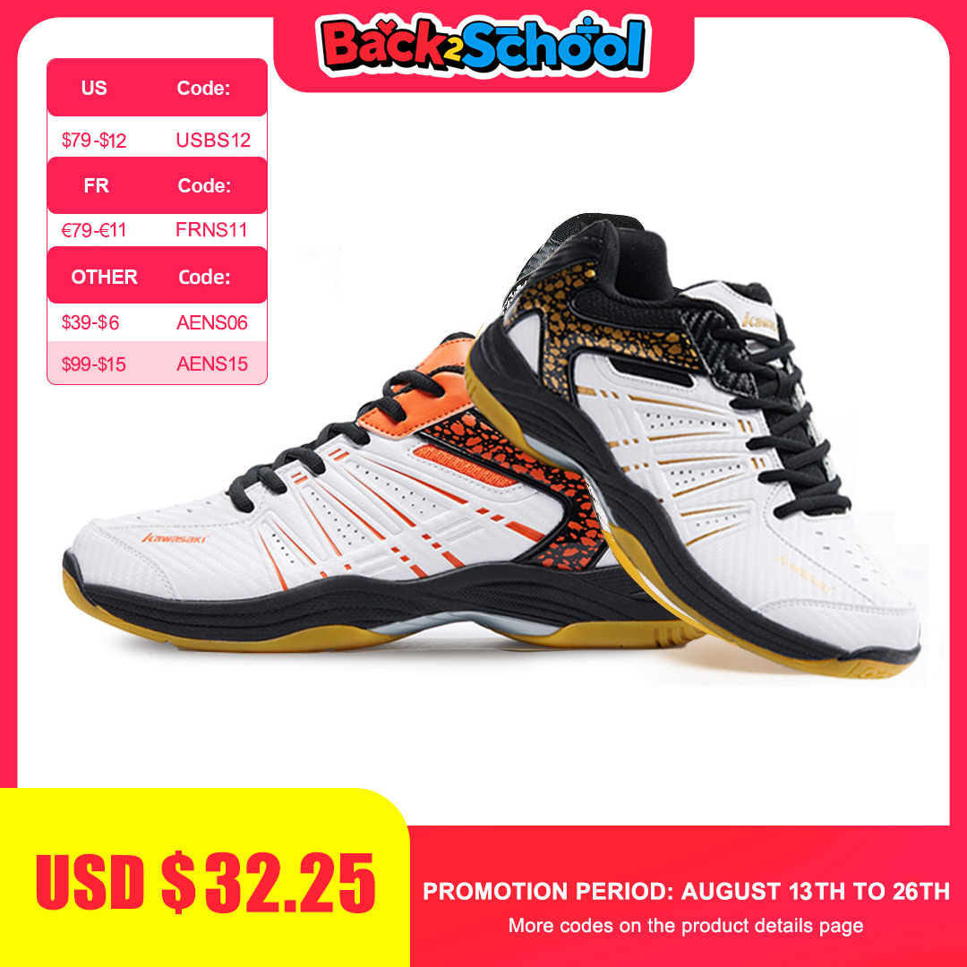 Sepatu Bulu Tangkis Kawasaki S - Badminton Footwork ulasan dan harga