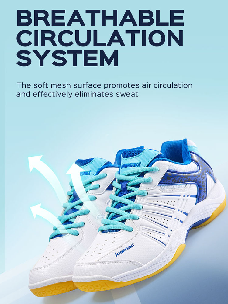 Sepatu Bulu Tangkis Kawasaki S - Badminton Footwork ulasan dan harga